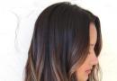 Divatos ombre hajfestés: klasszikus megjelenés barna hajú nők számára, és nem csak Hogyan néz ki az ombre egyenes hajon
