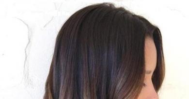 Модная окраска волос в стиле омбре: классический образ для шатенок и не только Как выглядит омбре на прямых волосах